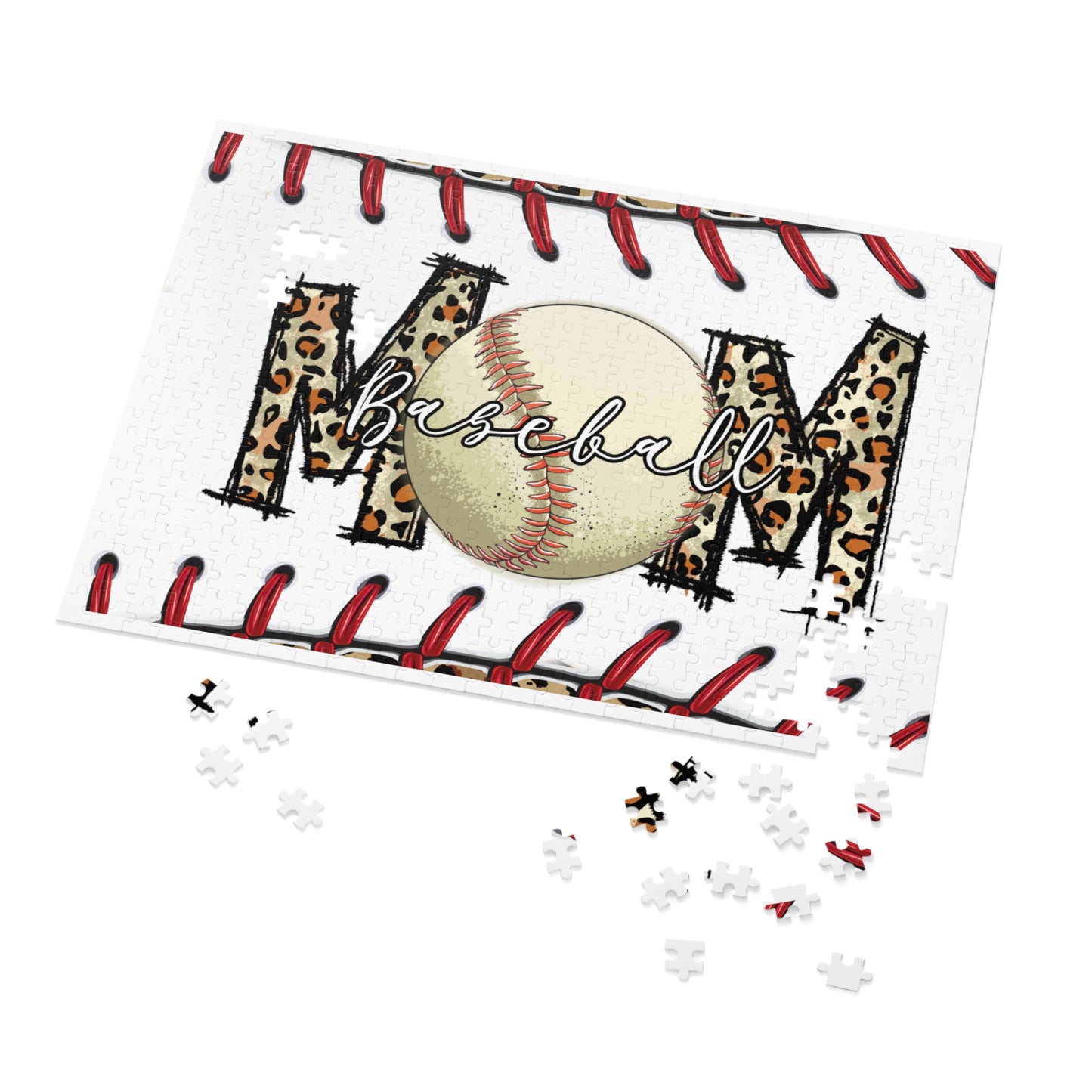 Puzzle, Baseball Mom, Personalised/Non-Personalised (30, 110, 252, 500,1000-Piece) awd-608