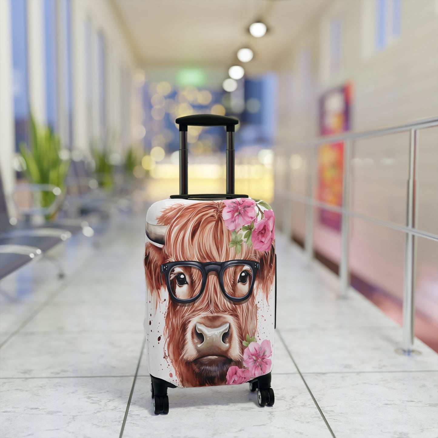 Luggage Cover, Highland Cow, awd-012