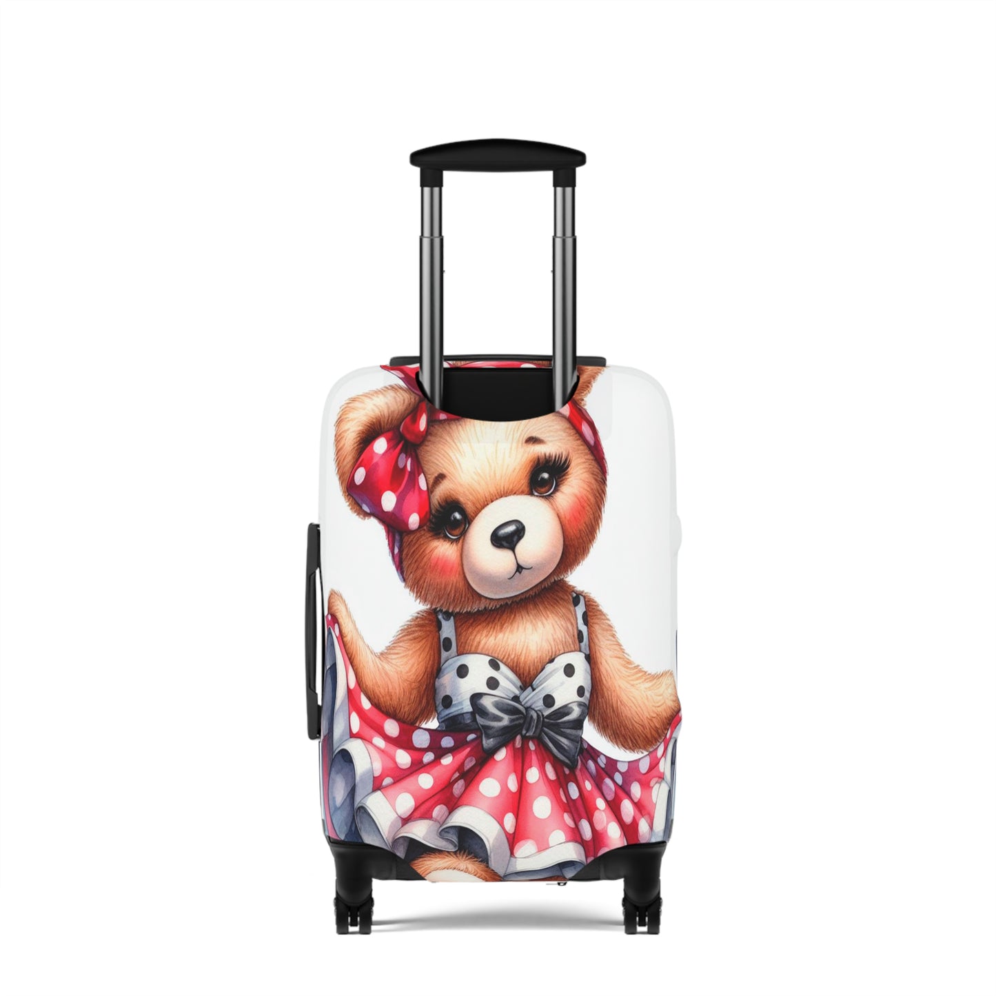 Luggage Cover, Rockabilly, Teddy Bear, awd-3031