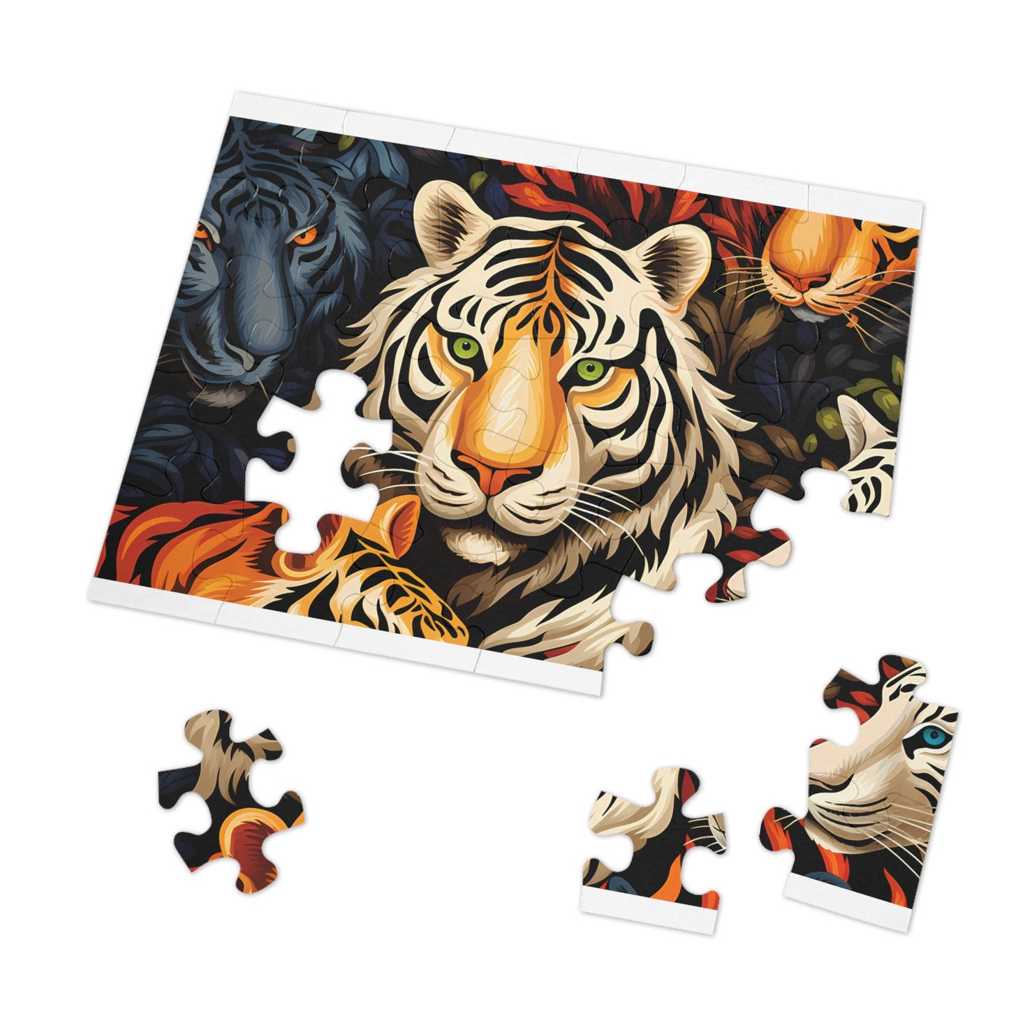 Jigsaw Puzzle, Lion, Personalised/Non-Personalised (30, 110, 252, 500,1000-Piece)