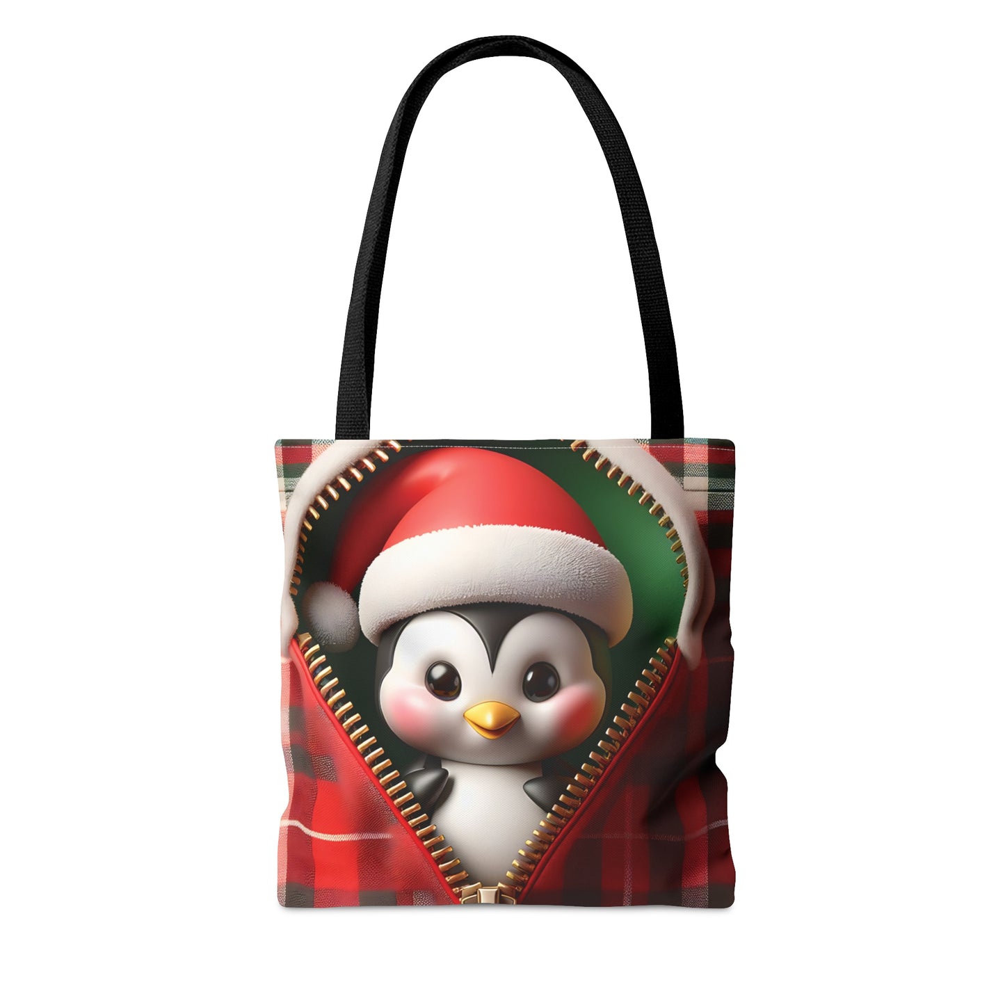 Tote Bag, Christmas, Penguin