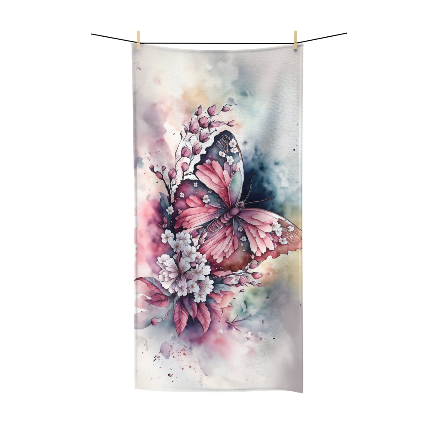 Beach Towel, Butterfly Dreams, Polycotton Towel