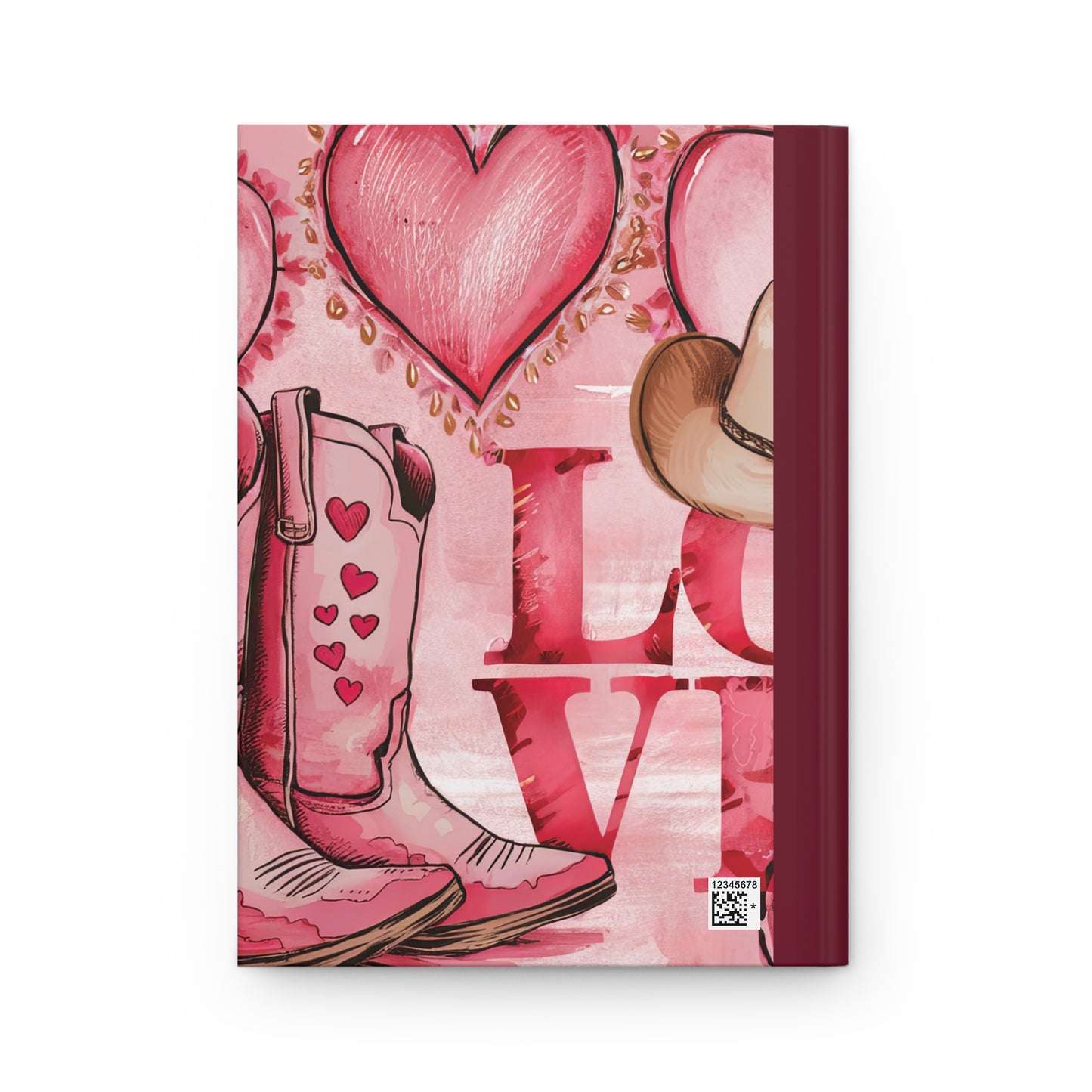 Personalised Hardcover Journal Matte, Country and Western, awd-1488a