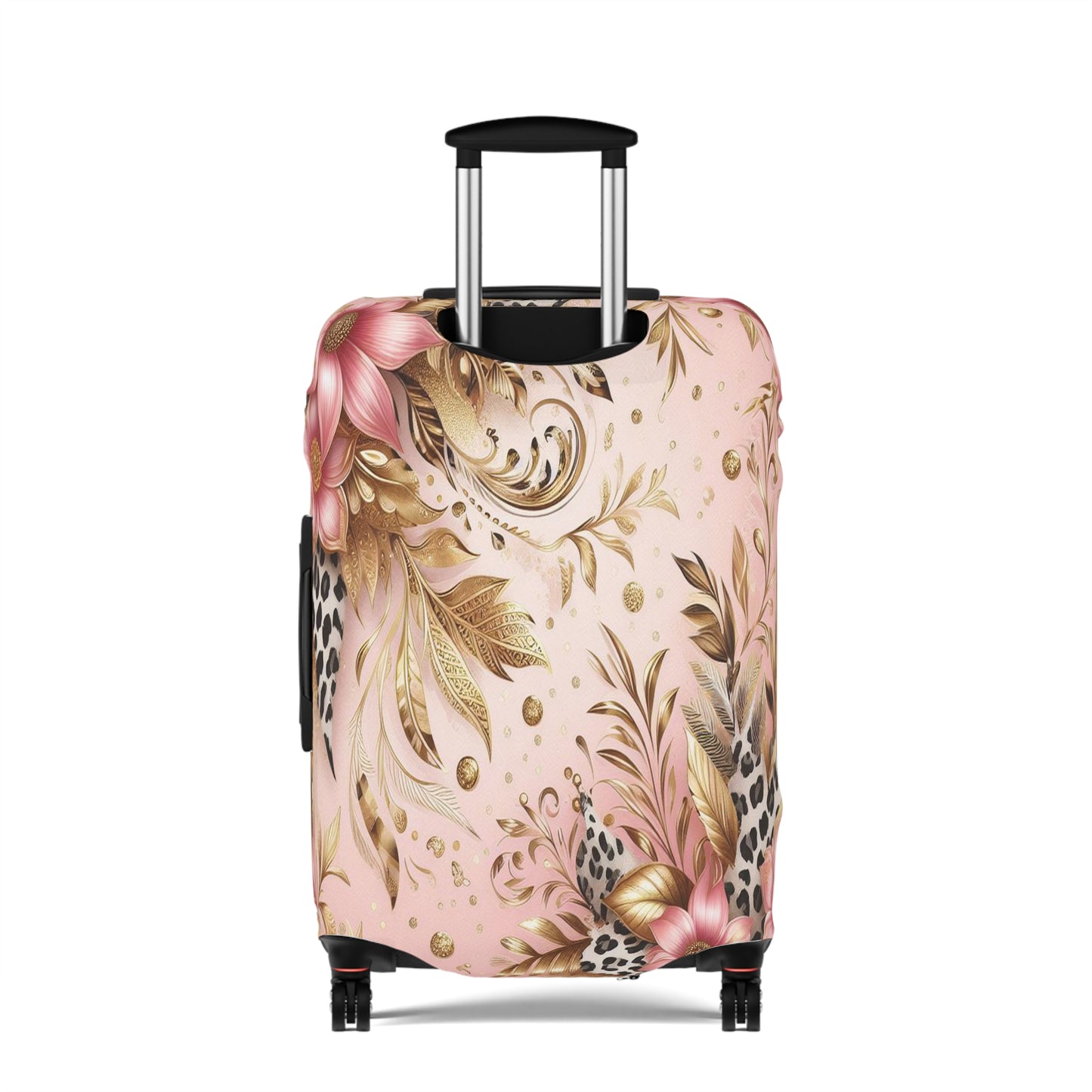 Luggage Cover, Floral Leopard, awd-3081