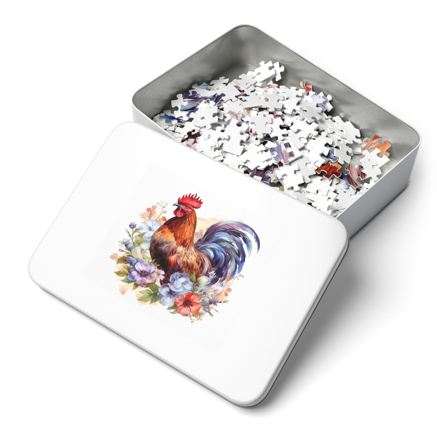 Jigsaw Puzzle, Chicken/Rooster, Personalised/Non-Personalised (30, 110, 252, 500,1000-Piece)