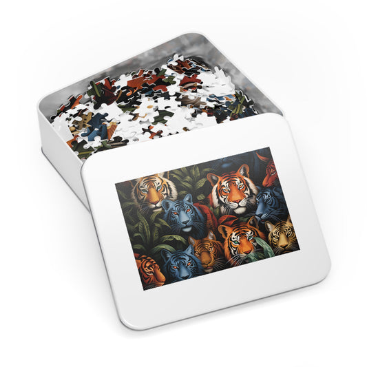 Jigsaw Puzzle, Lion, Personalised/Non-Personalised (30, 110, 252, 500,1000-Piece)