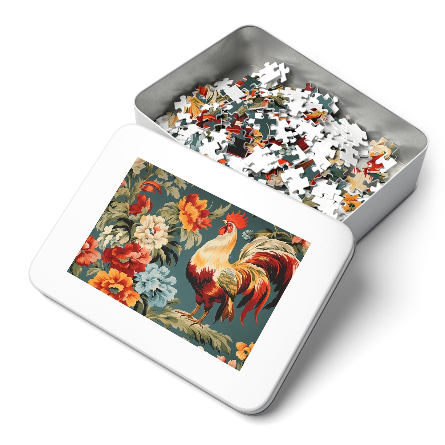 Jigsaw Puzzle, Chicken/Rooster, Personalised/Non-Personalised (30, 110, 252, 500,1000-Piece)