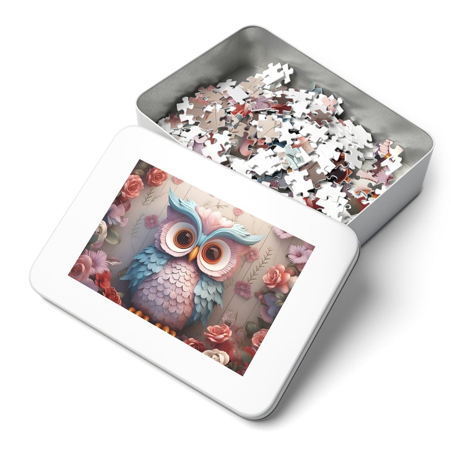 Jigsaw Puzzle, Owl, Personalised/Non-Personalised (30, 110, 252, 500,1000-Piece)