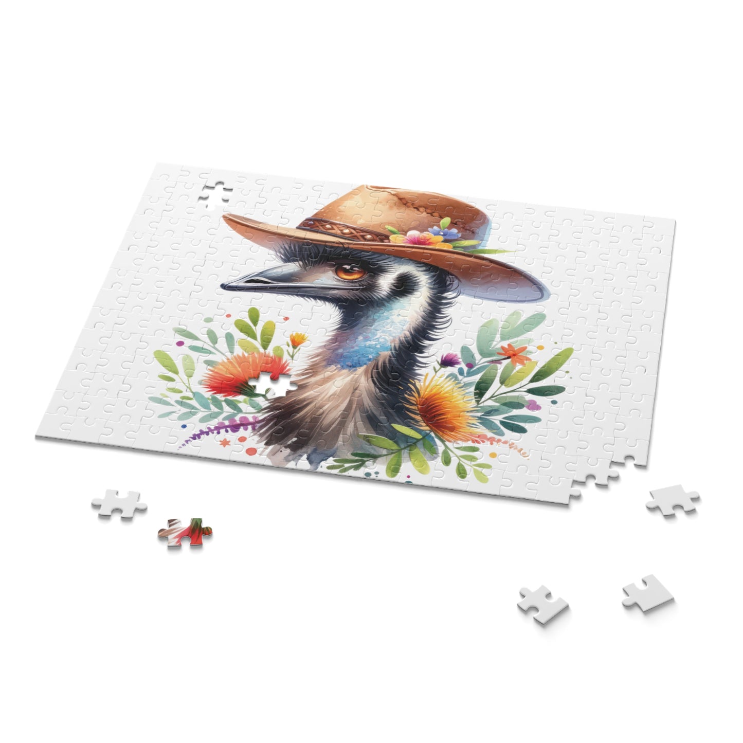 Personalised/Non-Personalised Puzzle, Emu (120, 252, 500-Piece)