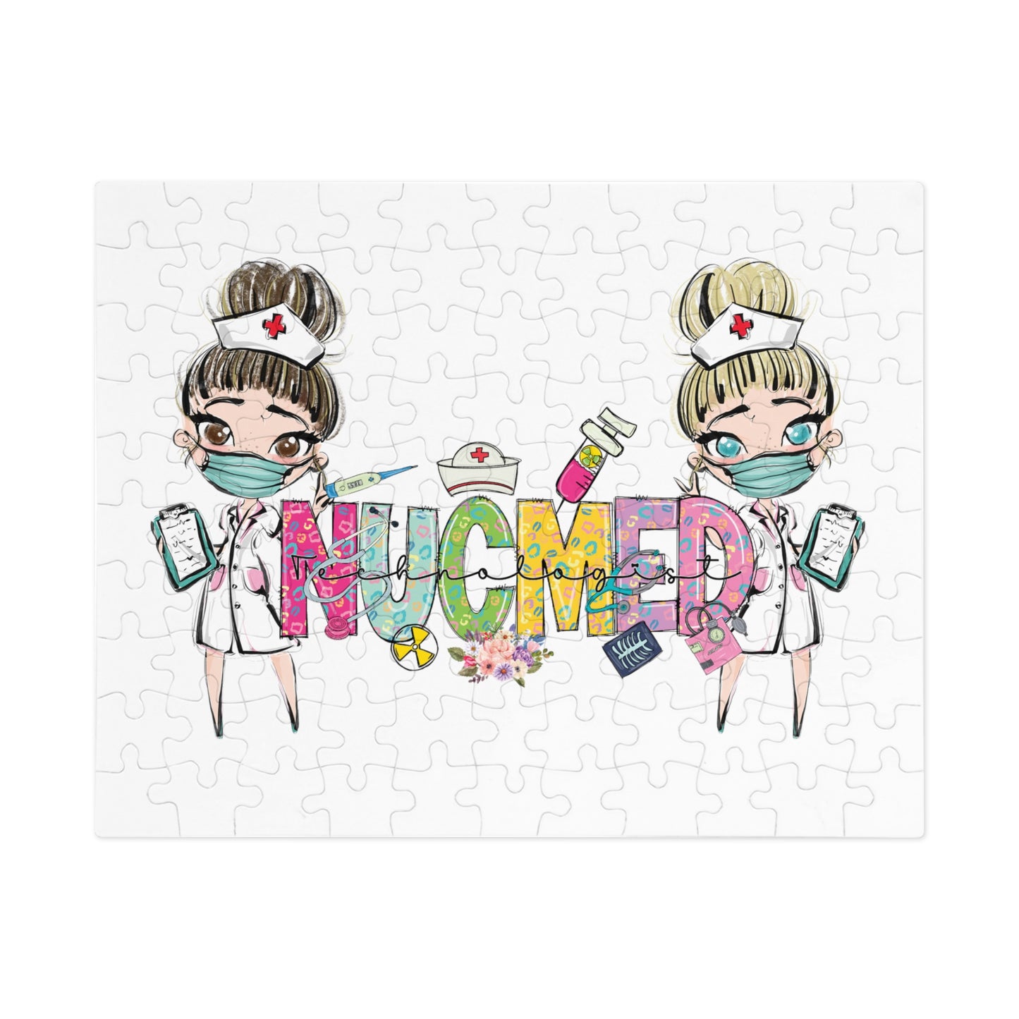 Jigsaw Puzzle, Christmas, NUCMED Nurse, Personalised/Non-Personalised (30, 110, 252, 500,1000-Piece)