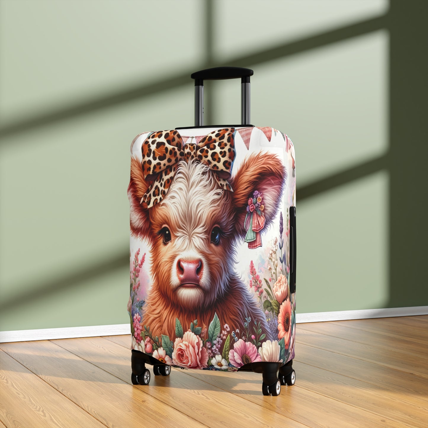 Luggage Cover, Highland Cow, awd-5003