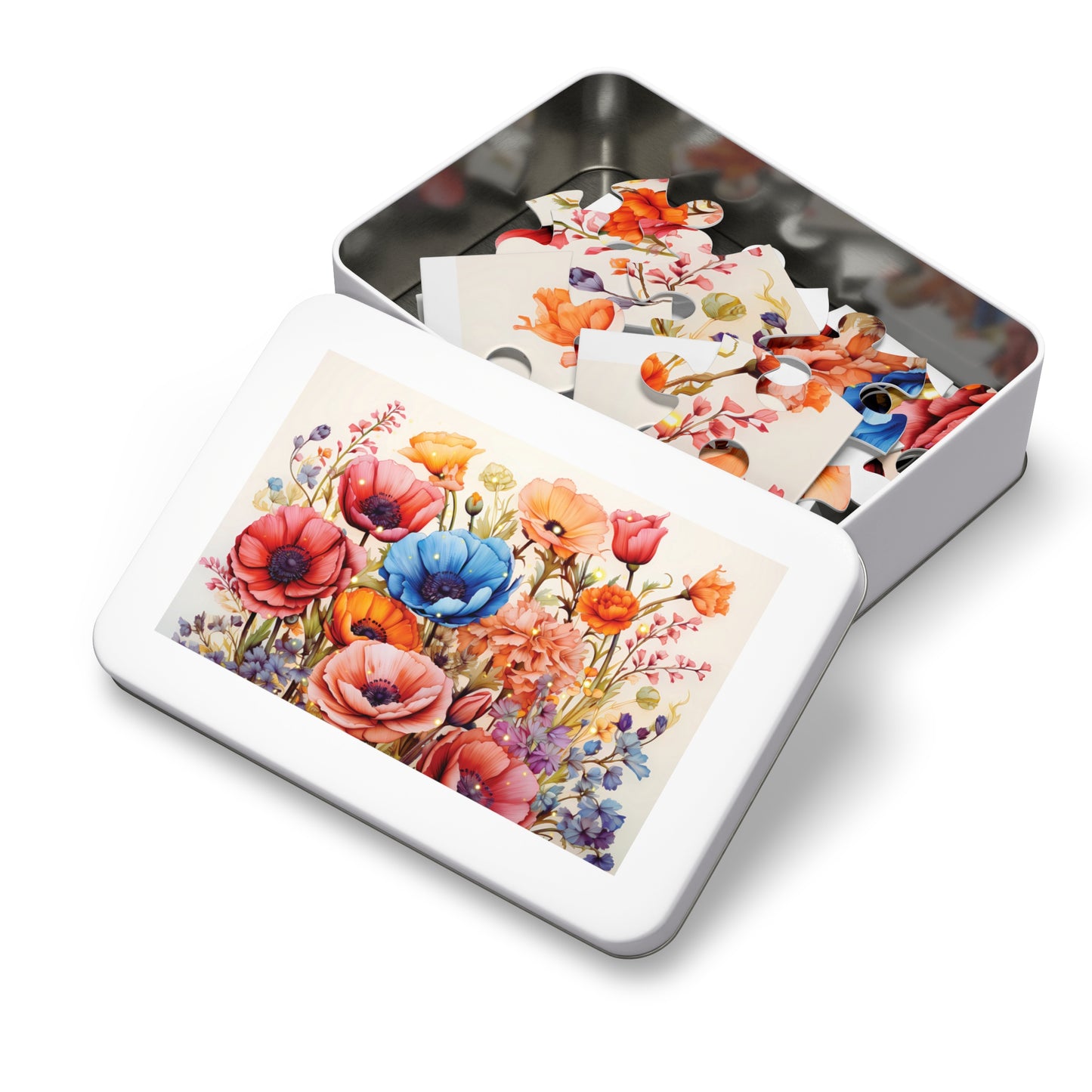 Jigsaw Puzzle, Floral, Personalised/Non-Personalised (30, 110, 252, 500,1000-Piece)