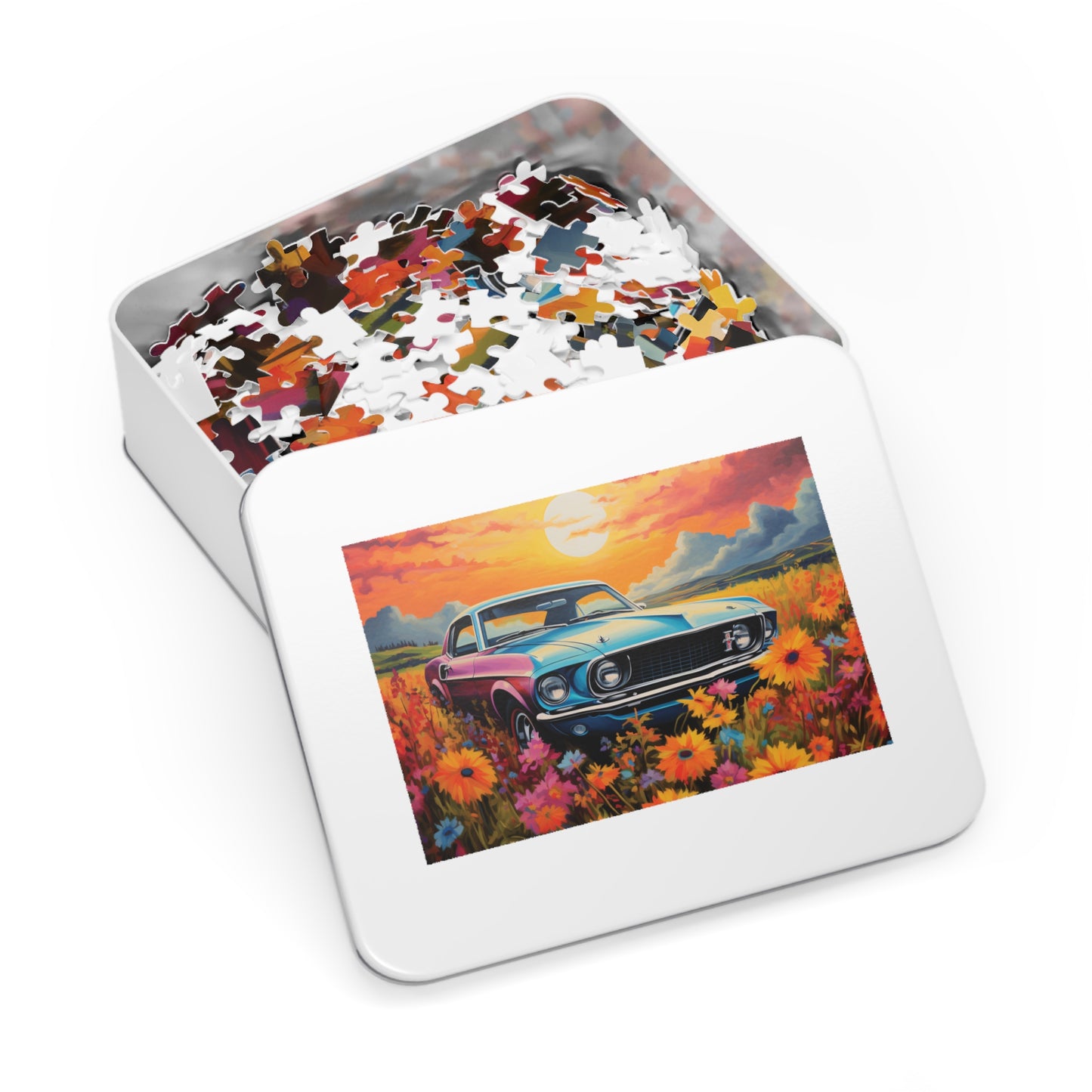 Puzzle, Car, Personalised/Non-Personalised (30, 110, 252, 500,1000-Piece) awd-627