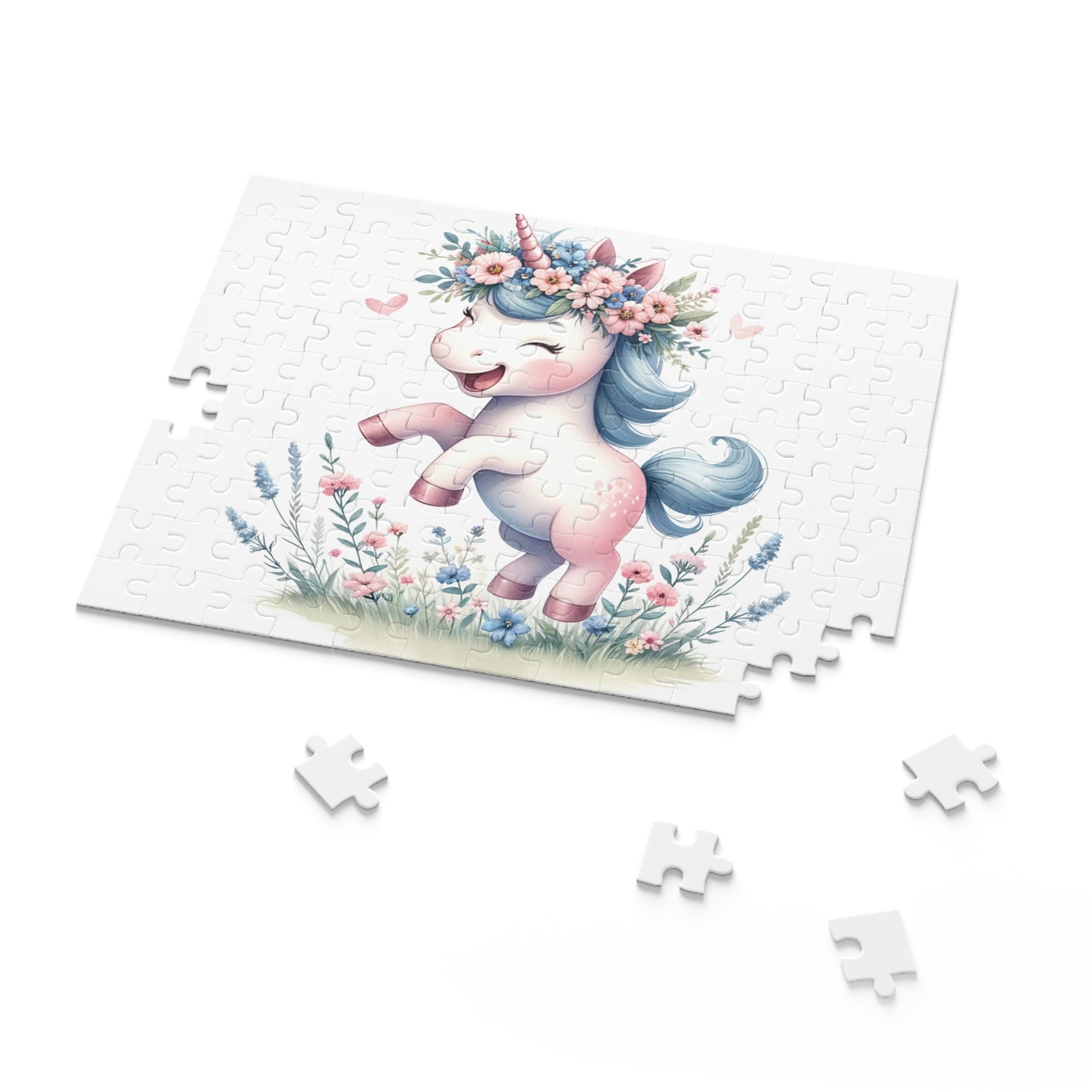 Personalised/Non-Personalised Puzzle, Unicorn (120, 252, 500-Piece)