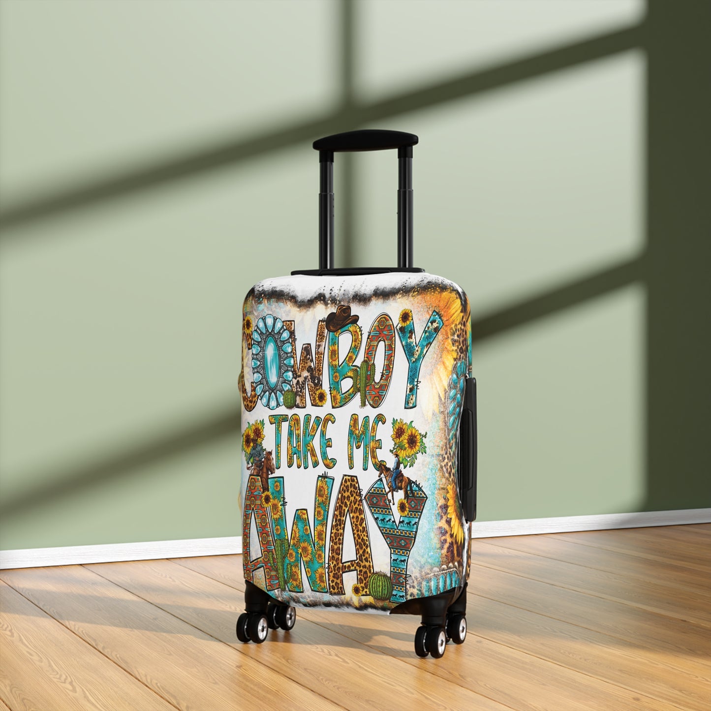 Luggage Cover, Country and Western, Cowboy Take me Away, awd-1026