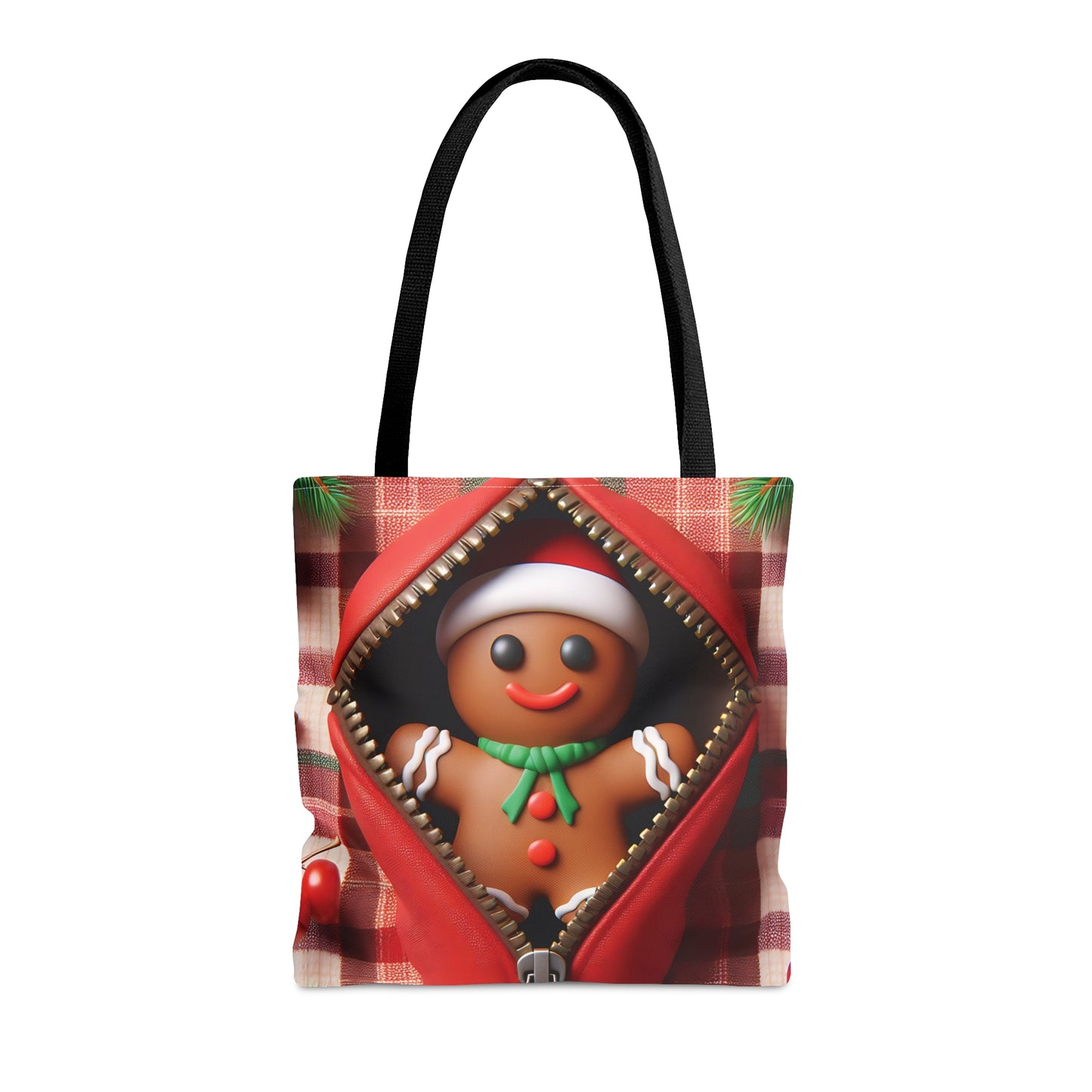 Tote Bag, Christmas, Gingerbread Man