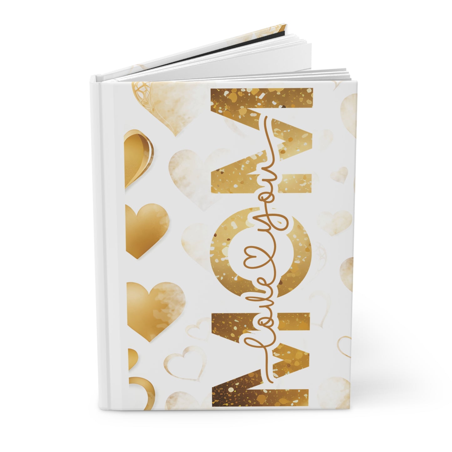 Personalised Hardcover Journal Matte, Love you Mom, awd-1442