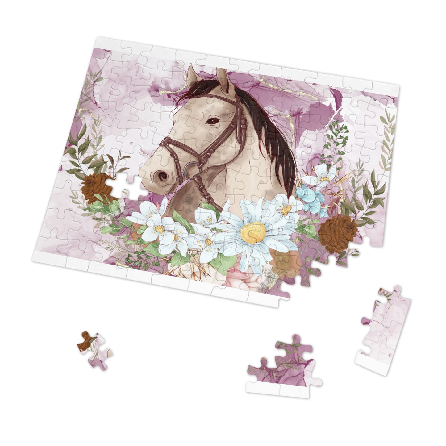 Jigsaw Puzzle, Horse, Personalised/Non-Personalised (30, 110, 252, 500,1000-Piece)