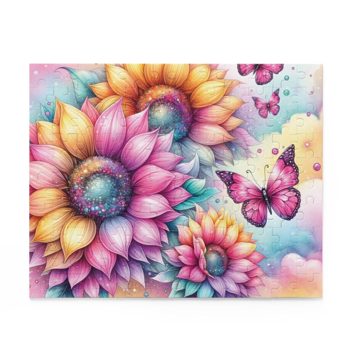 Puzzle,  Floral (120, 252, 500-Piece) awd-644