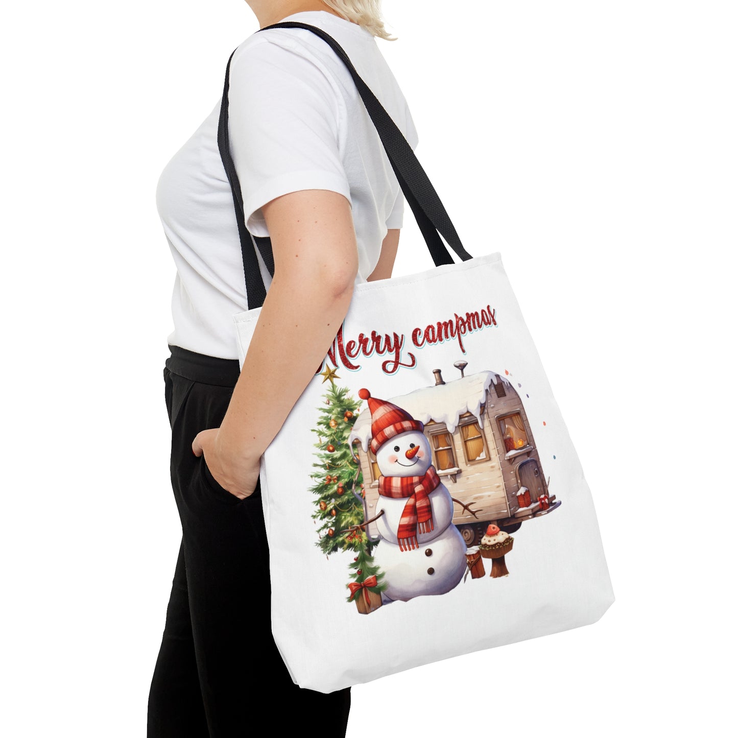 Tote Bag, Christmas, Camper