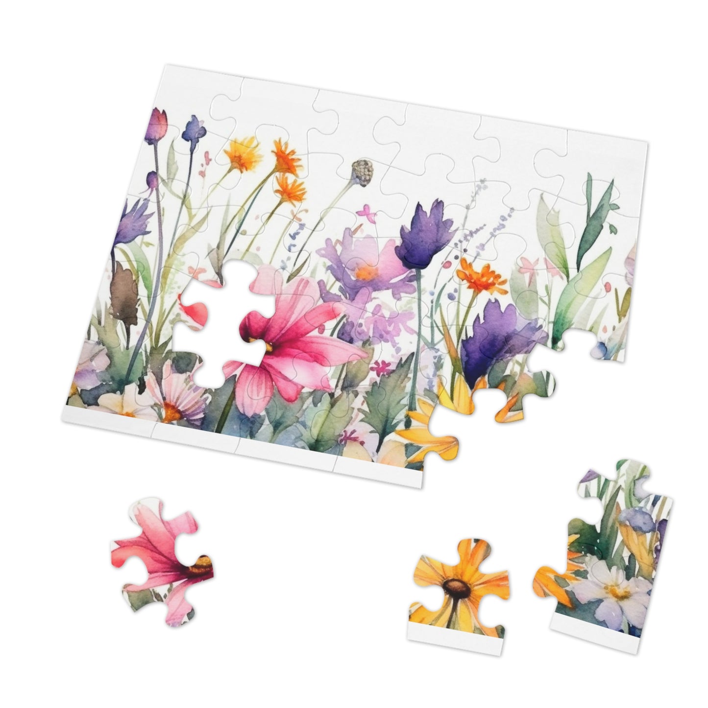 Jigsaw Puzzle, Floral, Personalised/Non-Personalised (30, 110, 252, 500,1000-Piece)