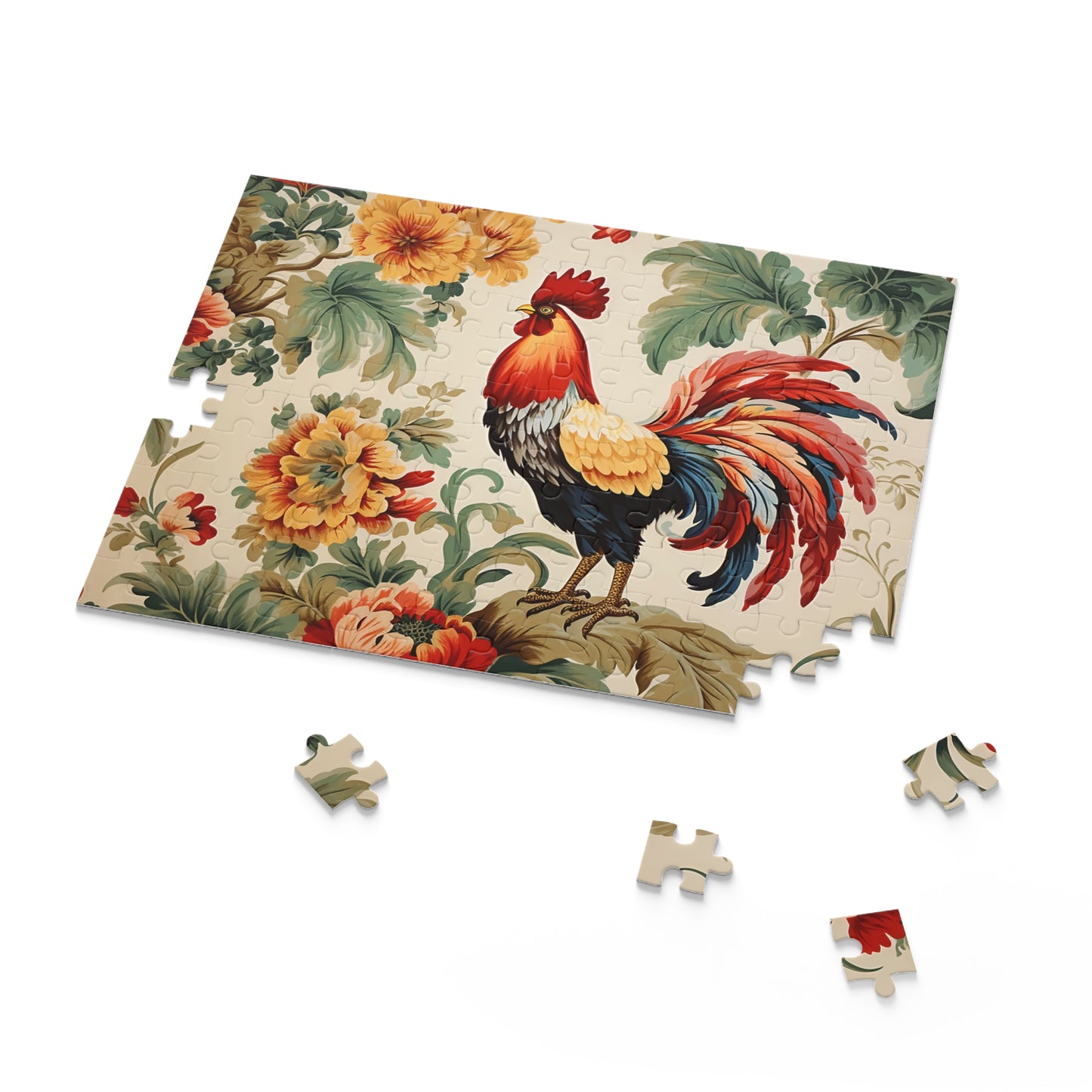 Personalised/Non-Personalised Puzzle, Chickens/Rooster (120, 252, 500-Piece)