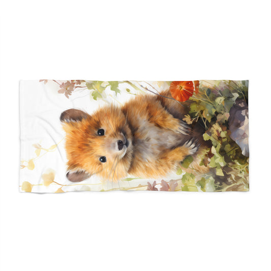 Beach Towel, Australian Animals, Quokka, Polycotton Towel, 2 sizes Available