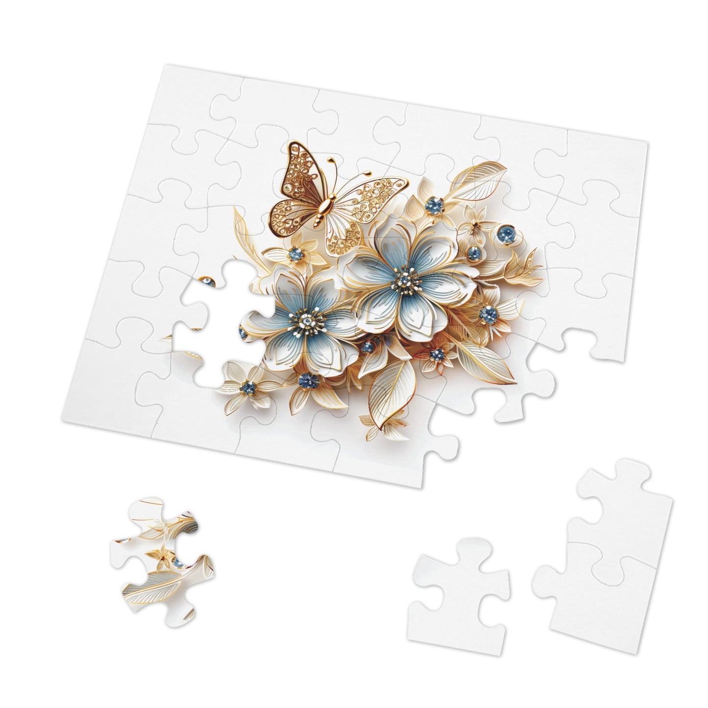 Jigsaw Puzzle, Floral, Personalised/Non-Personalised (30, 110, 252, 500,1000-Piece)