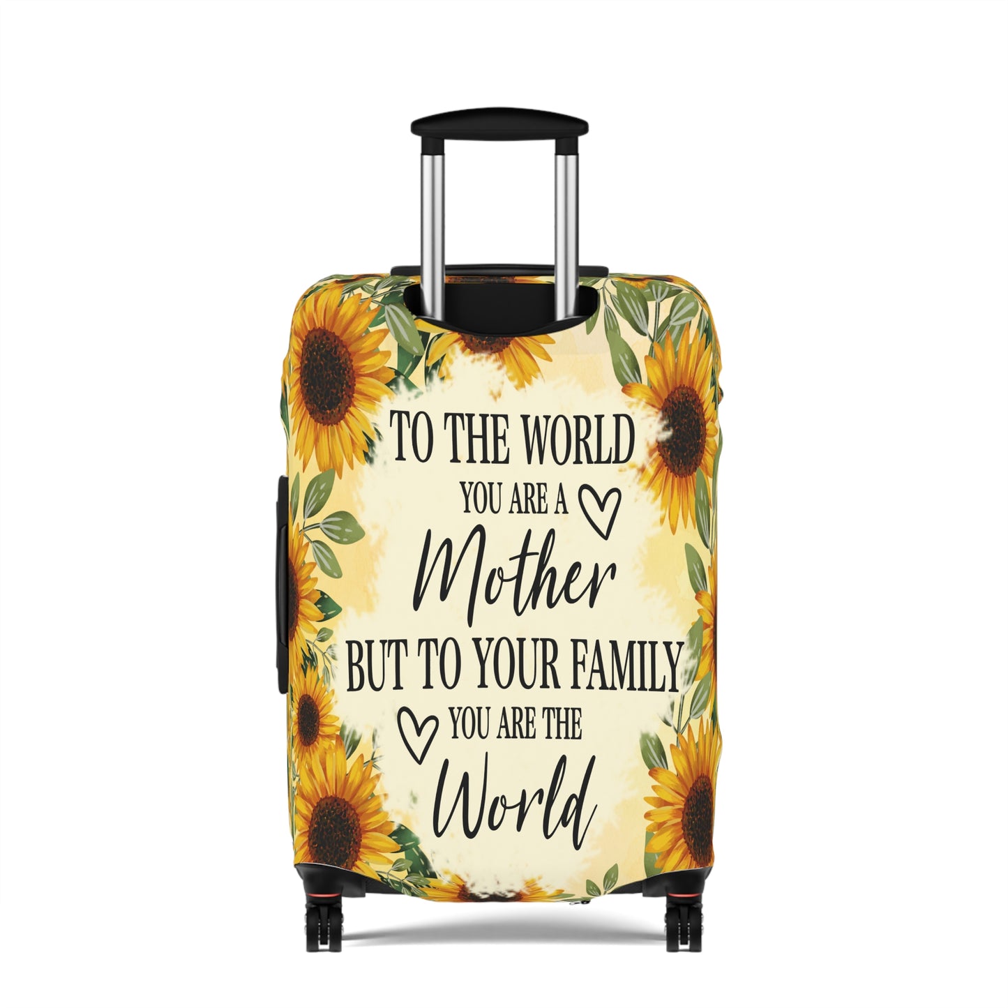 Luggage Cover, To the world you are a Mother but to your family you are the World, awd-527