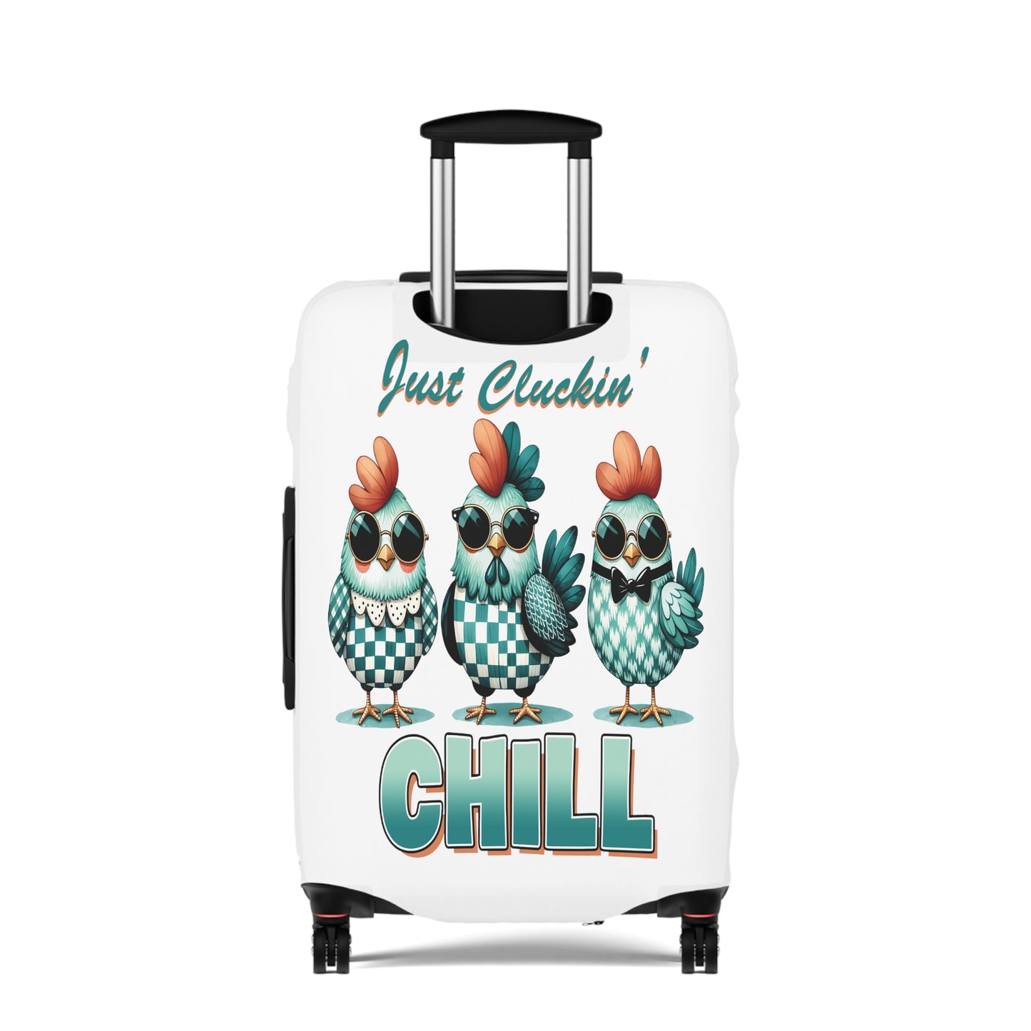 Luggage Cover, Chicken, Just Cluckin' Chill, awd-1255