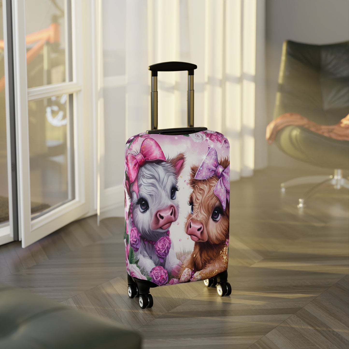 Luggage Cover, Highland Cows, awd-1685