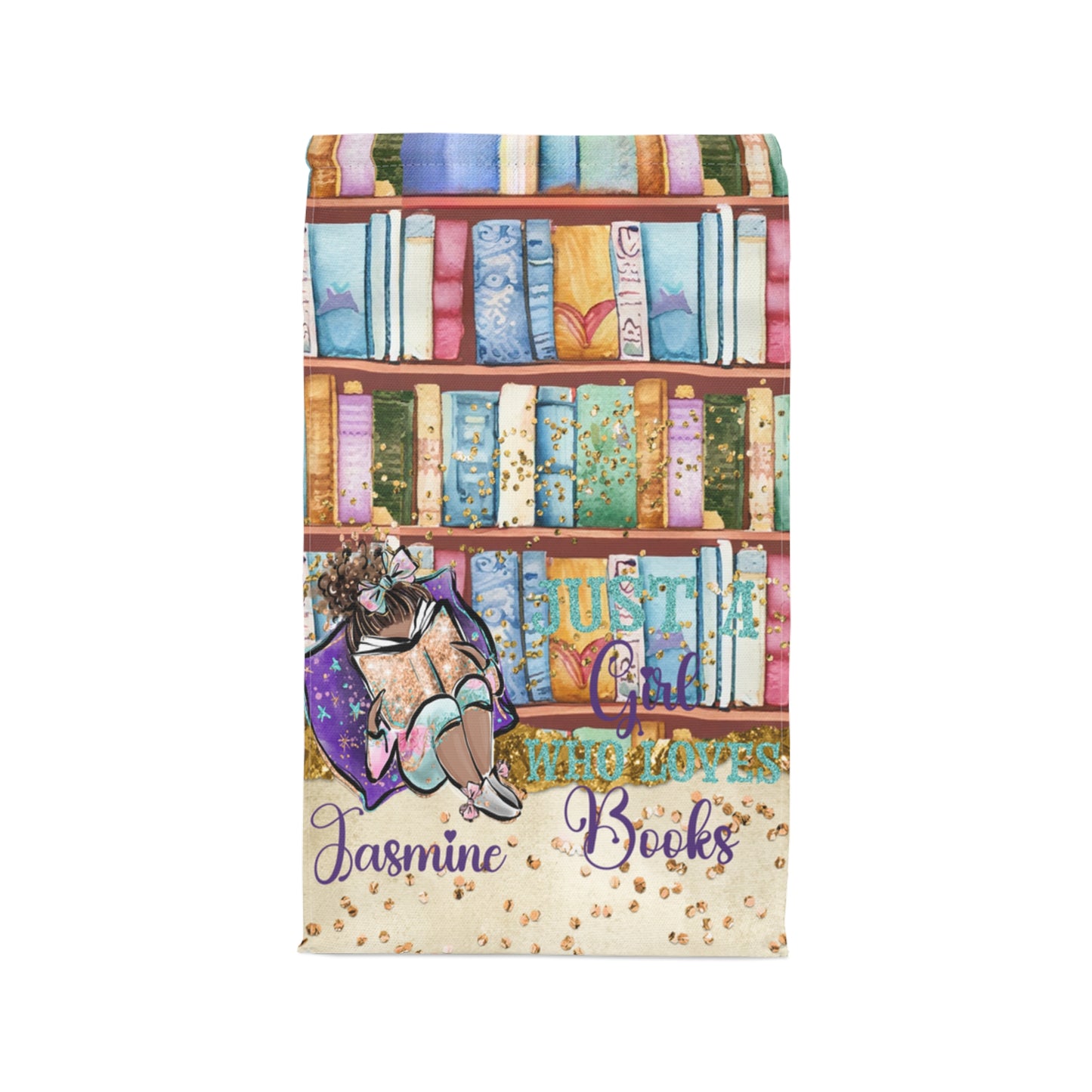 Personalised Insulated Lunch Bag, Just A Girl Who Loves Books Lunch Bag,