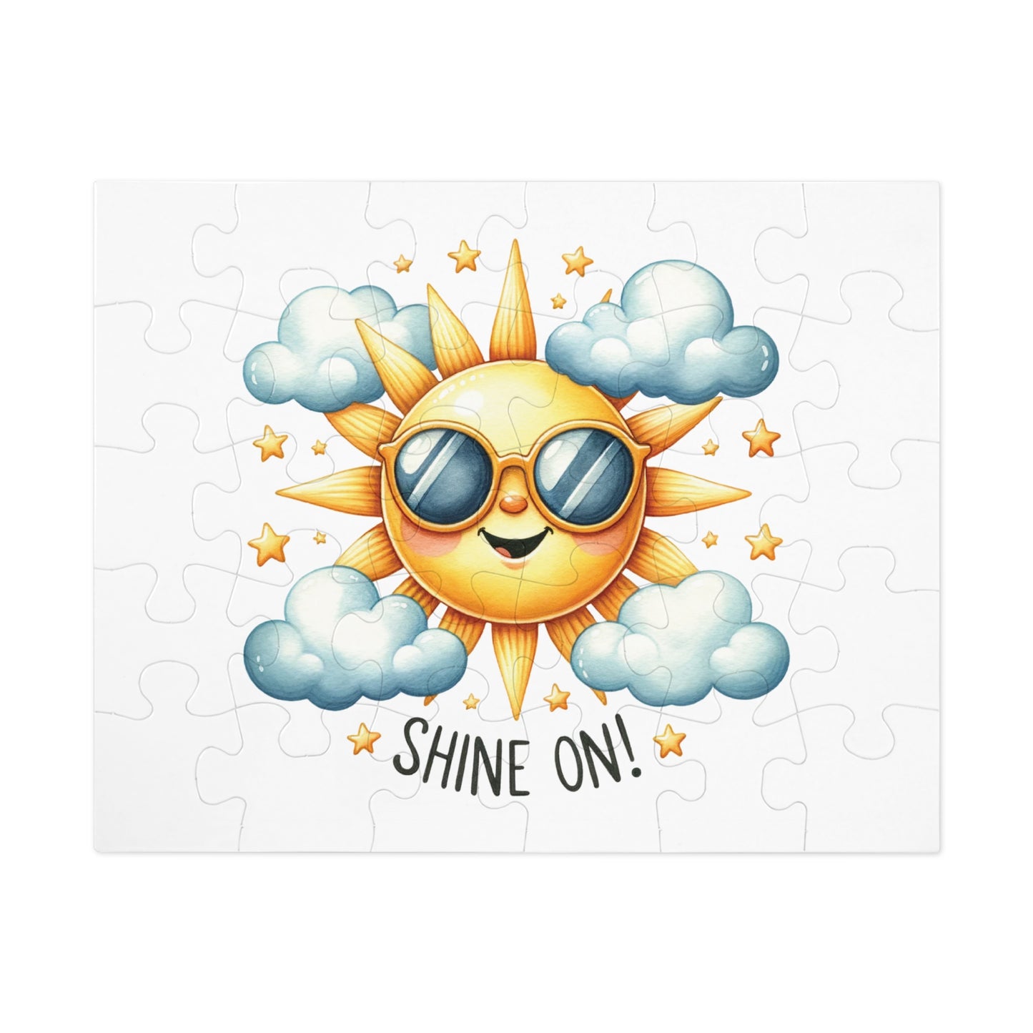 Jigsaw Puzzle, Sun, Shine On, Personalised/Non-Personalised (30, 110, 252, 500,1000-Piece)