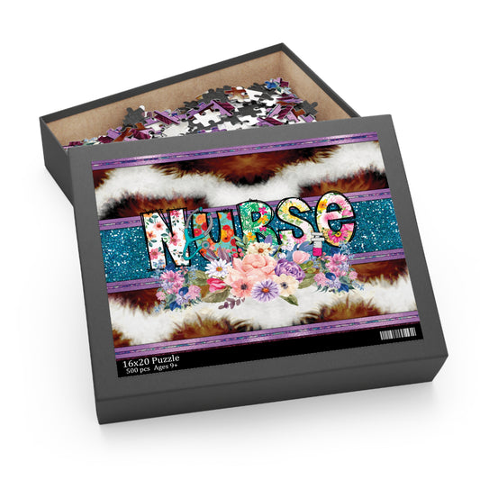 Personalised/Non-Personalised Puzzle, Nurse (120, 252, 500-Piece)