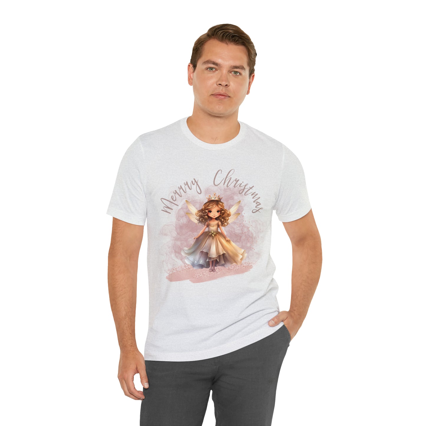 Unisex Jersey Short Sleeve Tee Christmas, Women's Fairy T-shirt -A00004