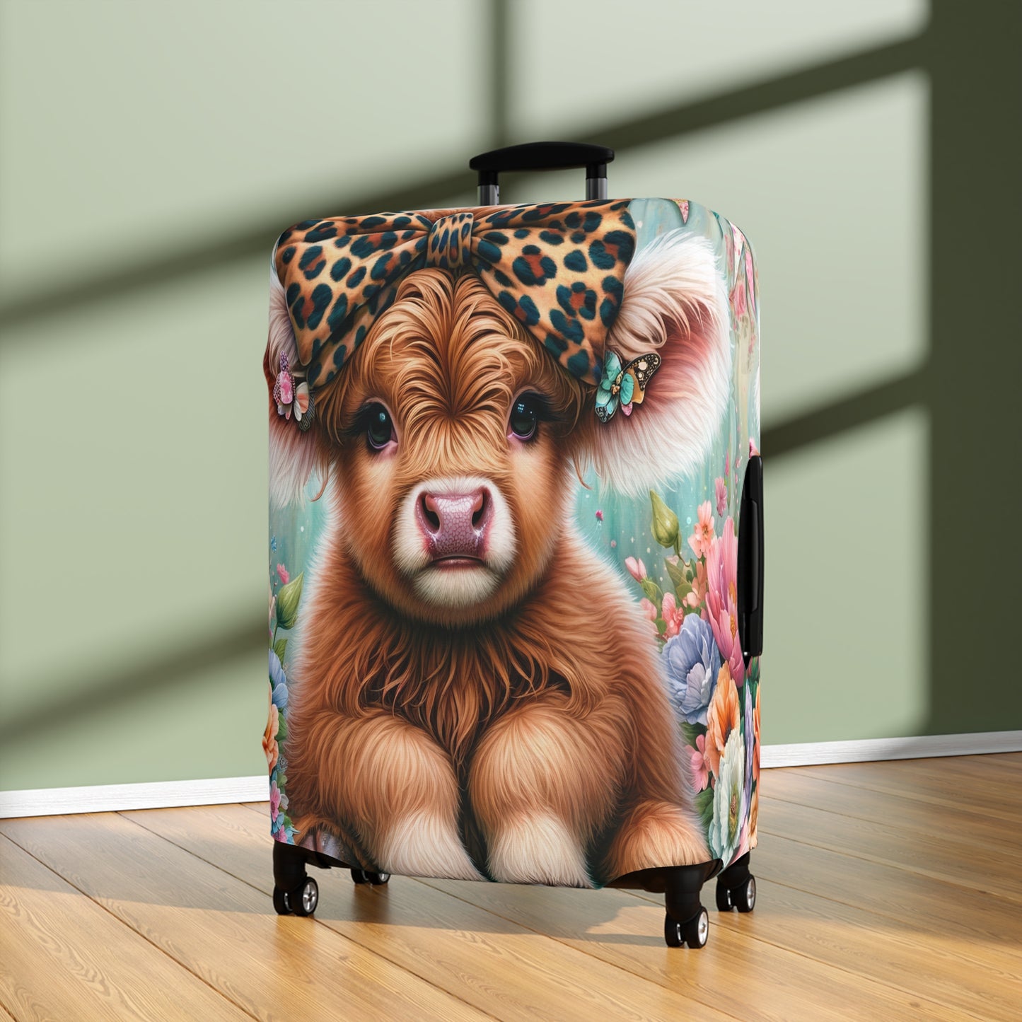 Luggage Cover, Highland Cow, awd-5006