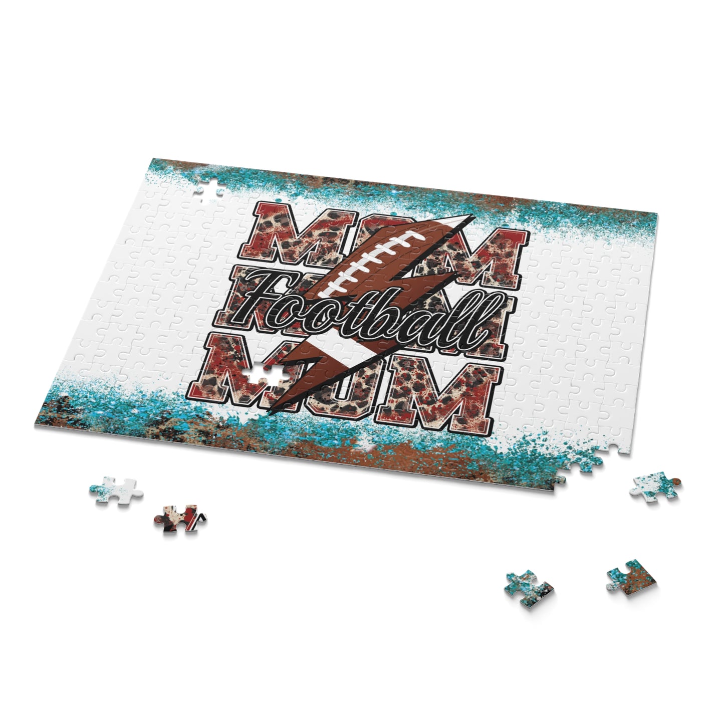 Personalised/Non-Personalised Puzzle, Mum, Mom, Football (120, 252, 500-Piece)