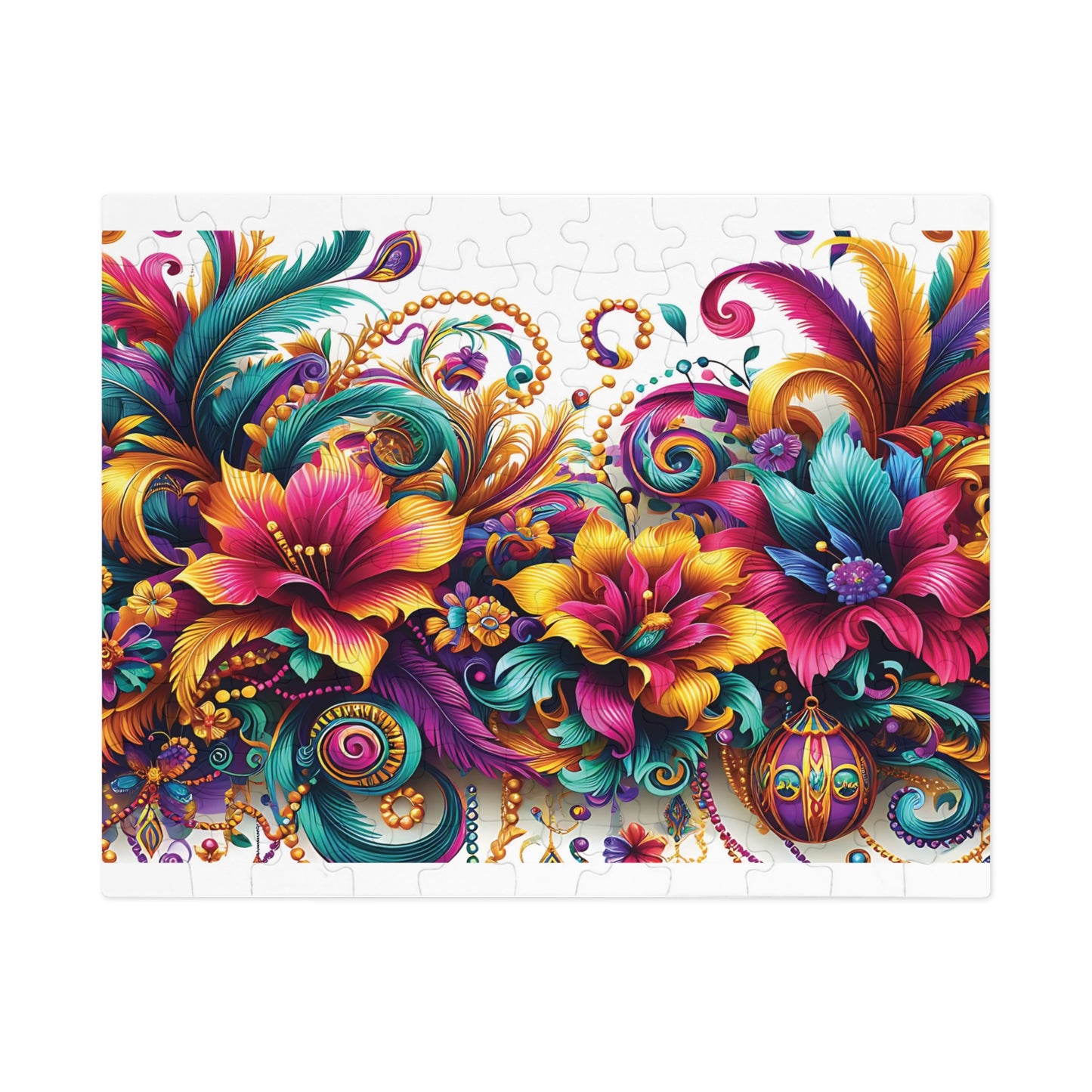 Jigsaw Puzzle, Floral, Personalised/Non-Personalised (30, 110, 252, 500,1000-Piece)