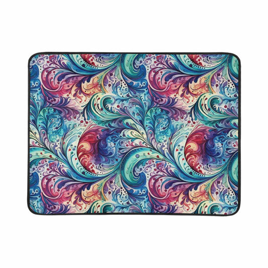 Rainbow Paisley  Beach Mats 78"x 60"