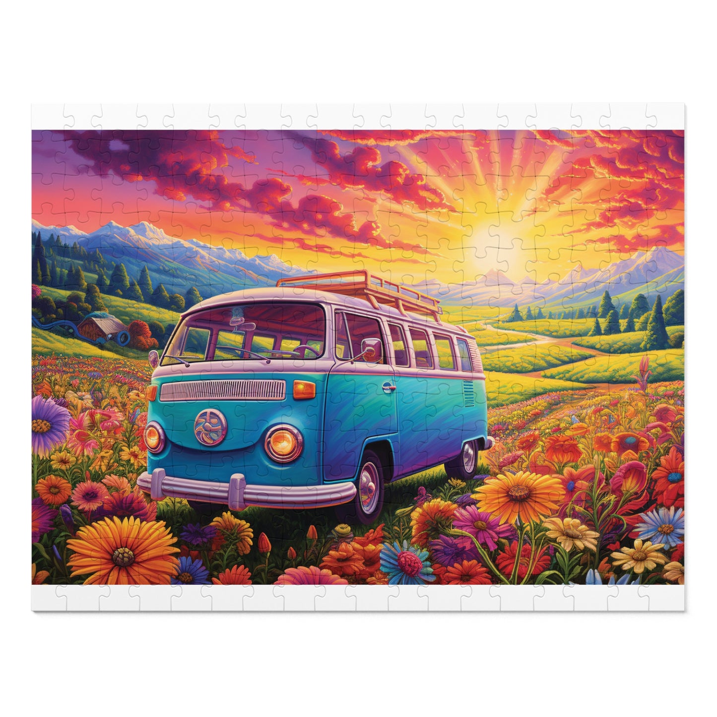 Puzzle, Combi Van, Personalised/Non-Personalised (30, 110, 252, 500,1000-Piece) awd-628