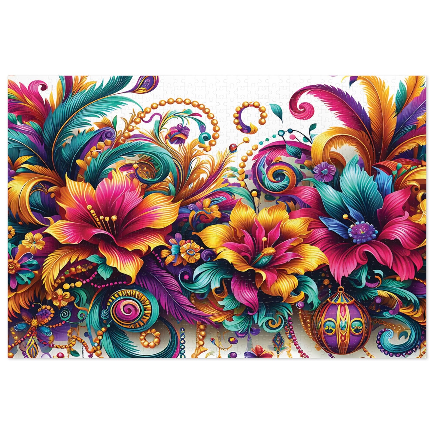 Jigsaw Puzzle, Floral, Personalised/Non-Personalised (30, 110, 252, 500,1000-Piece)