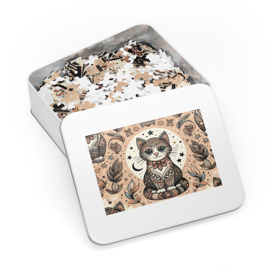 Jigsaw Puzzle, Cats, Personalised/Non-Personalised (30, 110, 252, 500,1000-Piece)