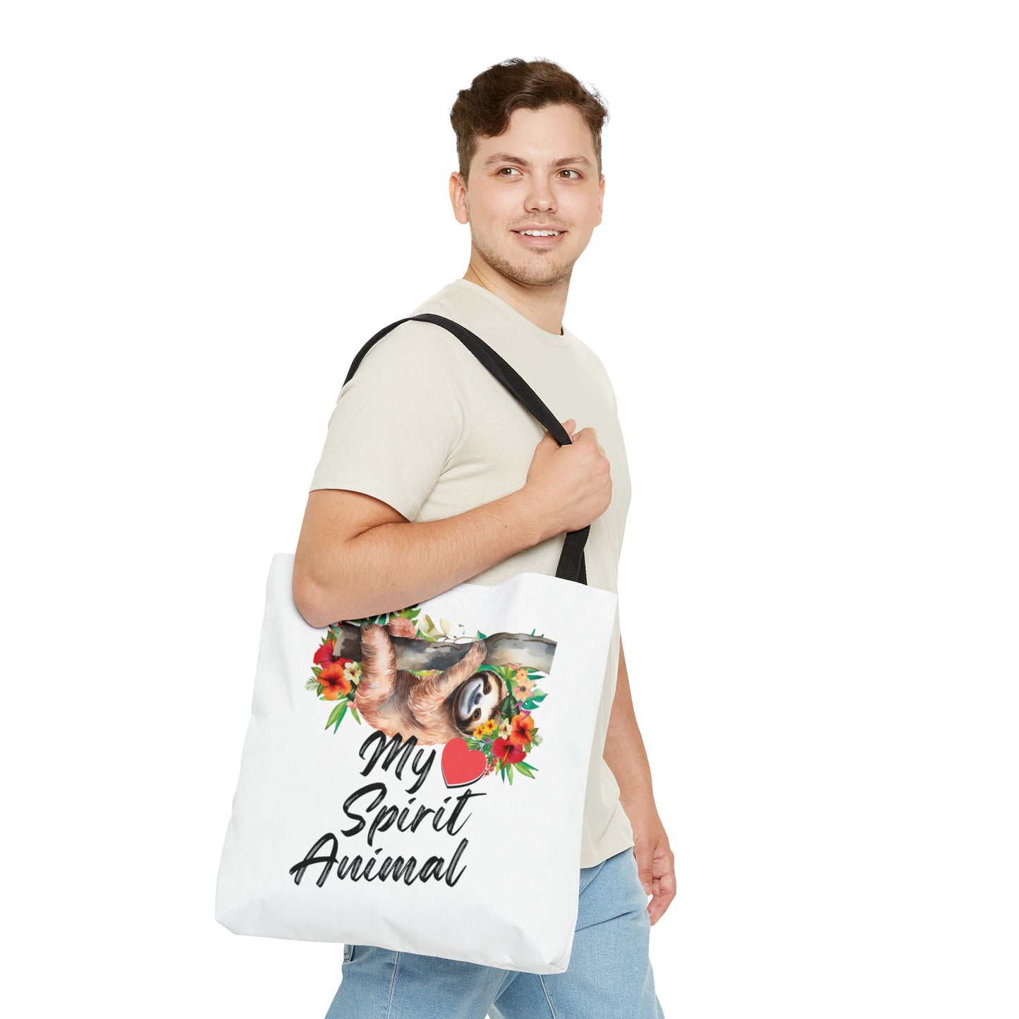 Tote Bag, Sloth, Personalised/Non-Personalised Tote bag