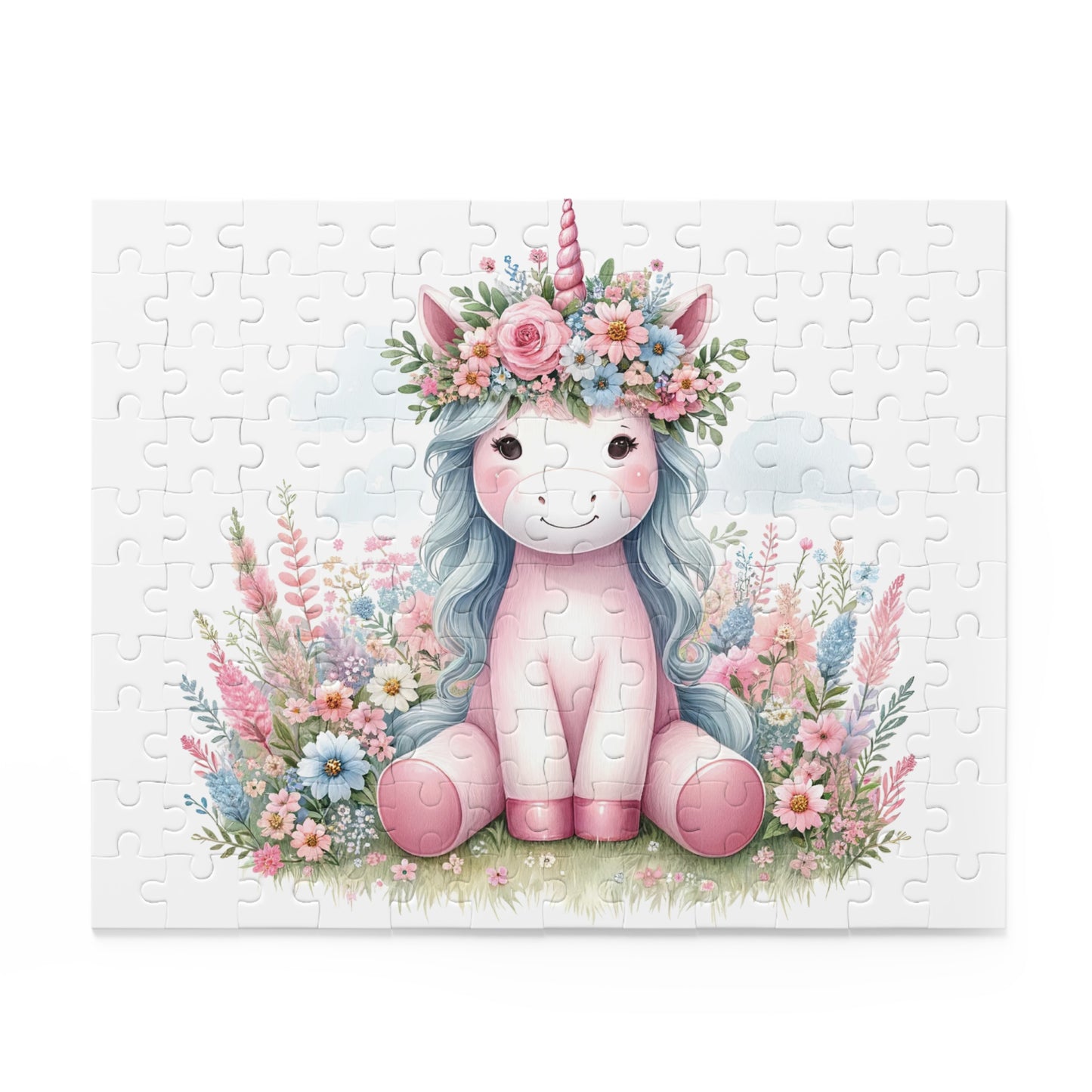 Personalised/Non-Personalised Puzzle, Unicorn (120, 252, 500-Piece)