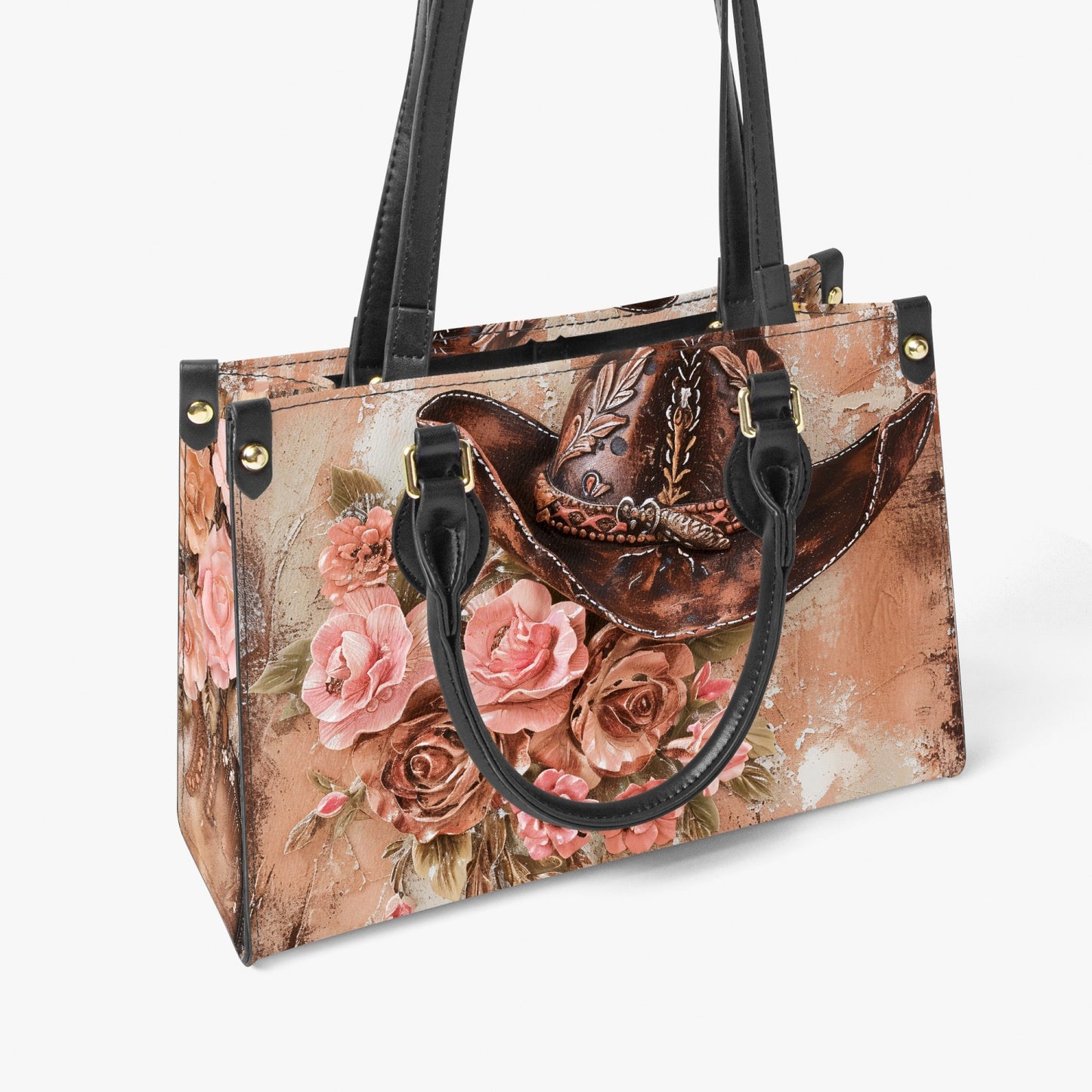 Women's Tote Bag - Long Strap - Country & Western - Cowboy Hat