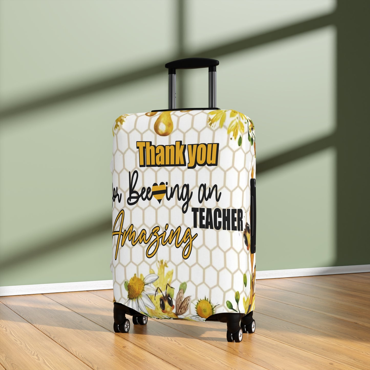 Luggage Cover, Teacher, Thanks for beeing an amazing Teacher, awd-1461