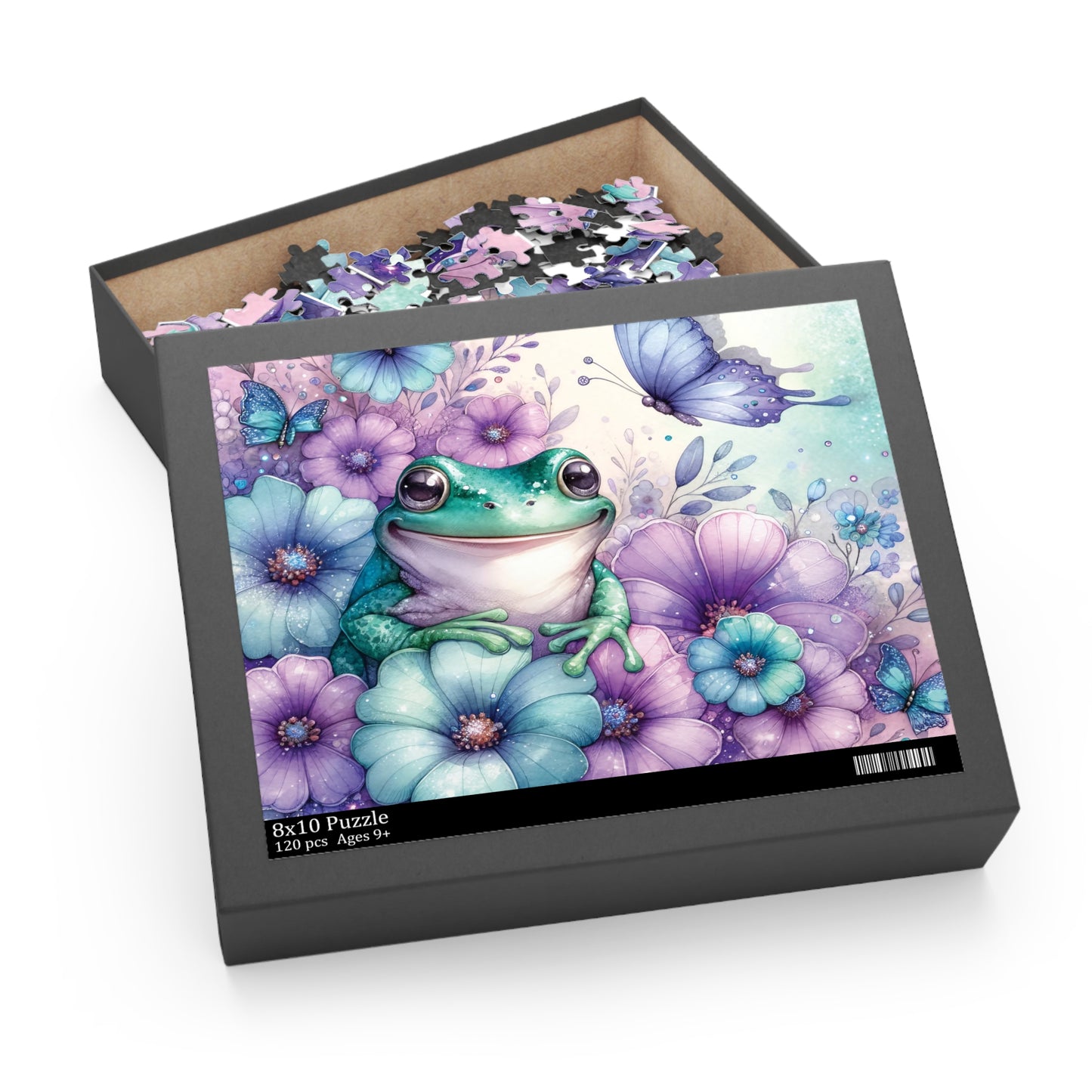 Personalised/Non-Personalised Puzzle, Frog (120, 252, 500-Piece)