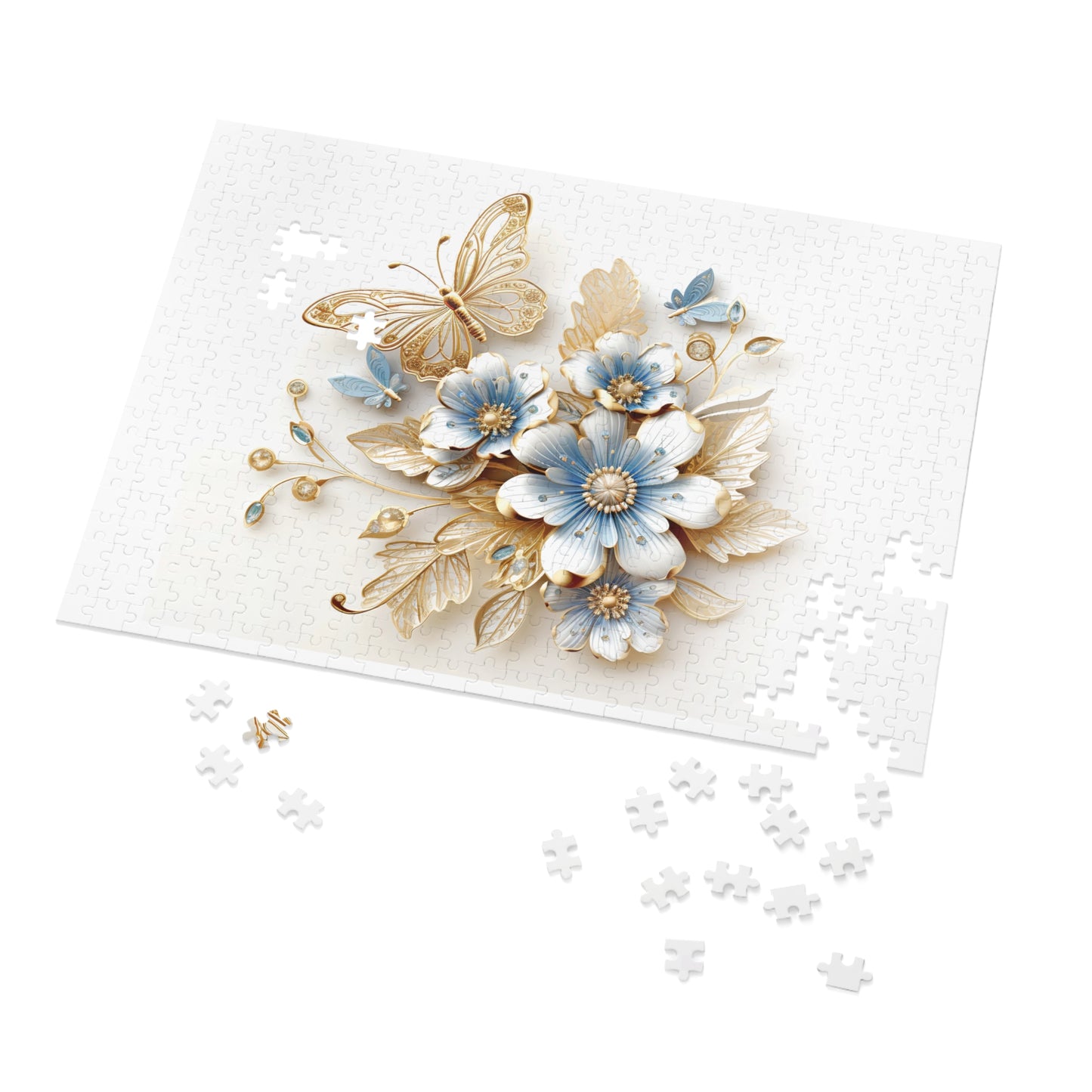 Jigsaw Puzzle, Floral, Personalised/Non-Personalised (30, 110, 252, 500,1000-Piece)