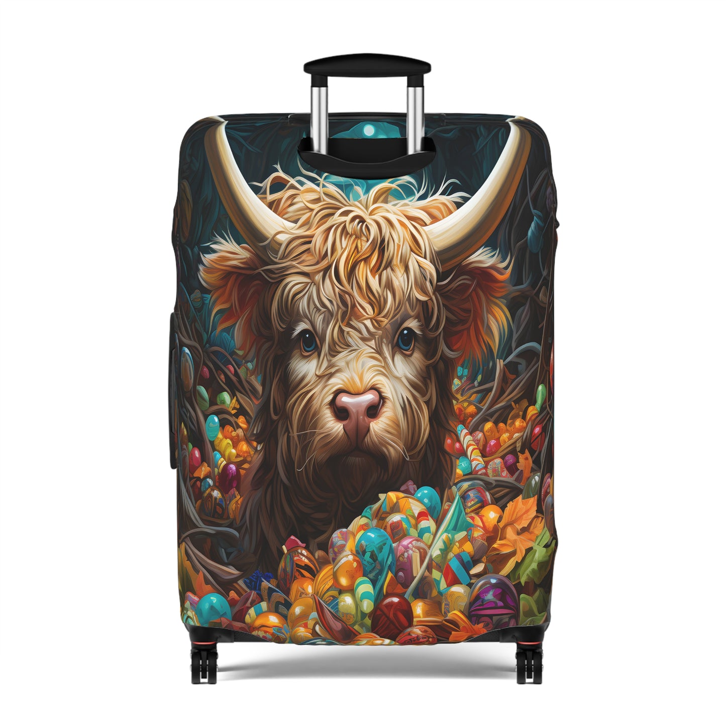 Luggage Cover, Highland Cow, awd-047