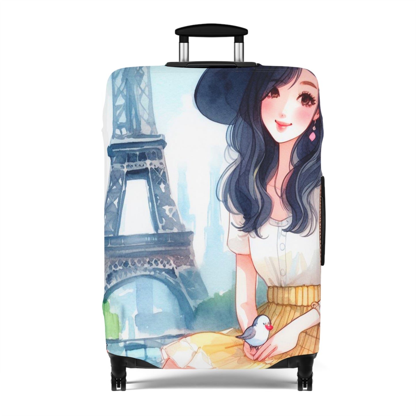 Luggage Cover, Just a Girl Who loves Travelling, awd-2104